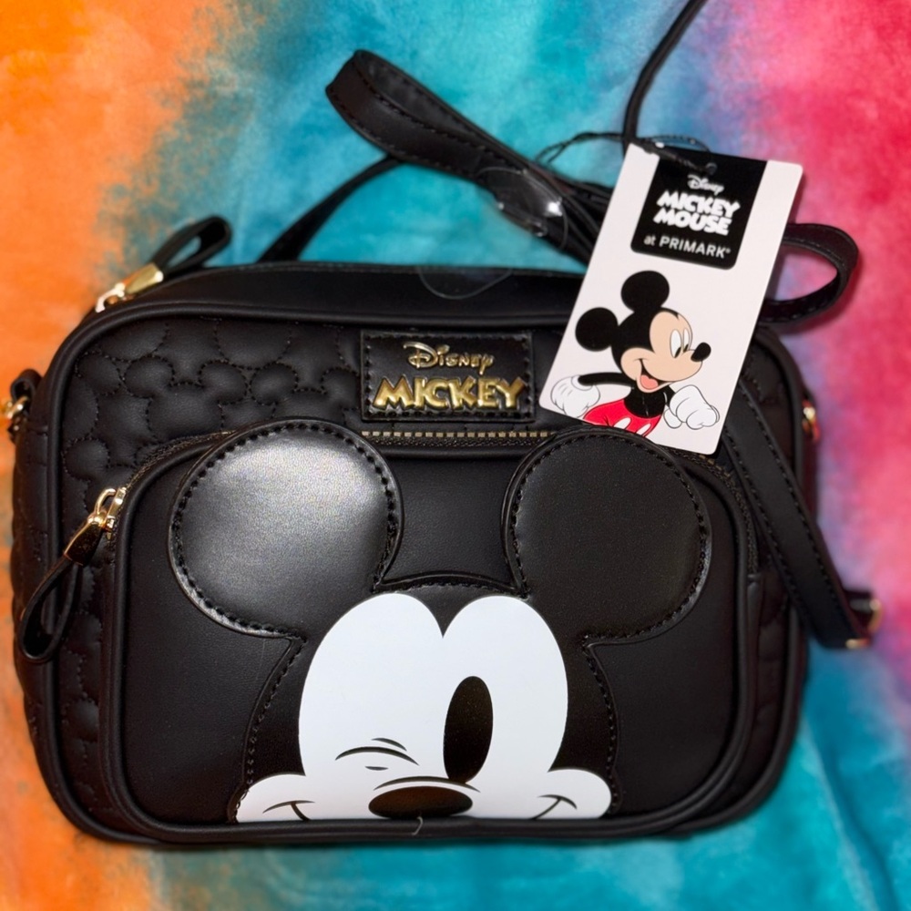 Primark Black Mickey Mouse Crossbody Bag